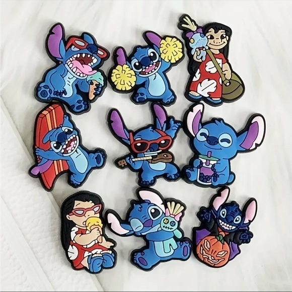 NWT Stitch 26pcs CROCS Charms - Silicone Shoe Ornaments - Lilo & Stitch. - Picture 3 of 4